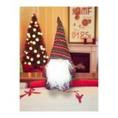Yenigeldi 1 Adet 50 Cm Gnome Yılbaşı Noel Şans Cücesi Süs Dekorasyon Yılbaşı Ağaç Ve Masa Süsü, Kırmızı