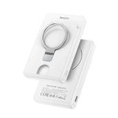 Yesido YP73 Beyaz Konum Takip Özellikli 5.000 mAh Kablosuz Magsafe Powerbank