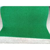 Yeşil Kıvırcık Paspas Su Emici Kapı Önü Paspas Kaymaz Taban 14 mm Kıvırcık Yolluk - 10 x 70 cm