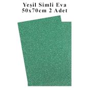 Yesil Simli Eva 50X70 Cm 2 Adet Simli Eva Sungeri Okul Kres Anasinifi Elisi Etkinlikleri