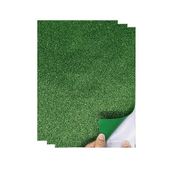 Yeşil Yapışkanlı Simli Eva 35X50 Cm 3 Adet Simli Yapışkanlı Eva Süngeri Okul Kreş Anasınıfı Elişi Etkinlikleri Hobi