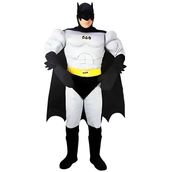 Yetişkin Batman Kostümü Kaslı