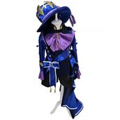 Yetişkin Genshin İmpact Furina Cosplay Anime Kostümü