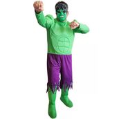 Yetişkin Hulk Kostümü Kaslı