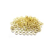 yfhobi 20 Adet - 10 Mm Kalın Montaj Halkası, Takı Halkası, Metal Bağlantı Halkası, Sarı Kaplama