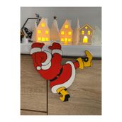 Yılbaşı Süsü Noel Baba Tırmanıyor Dekorasyon Yılbaşı Ağaç Süsü 17 cm
