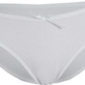 Yıldız 3550 Beyaz 12 Adet Kadın Likralı Kaşkorse Bikini Külot