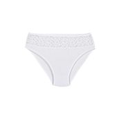 Yıldız 3785 Beyaz 12 Adet Kadın Likralı Dantelli Bikini Külot