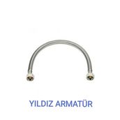 Yıldız Armatür Paslanmaz Çelik Örgülü Hortum 1/2-1/2 70 cm