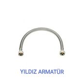 Yıldız Armatür Paslanmaz Çelik Örgülü Hortum 3/8-1/2 100 cm