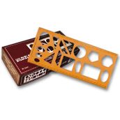 Yıldızlar 40 1,25 cm Geometrik Şablon Cetvel