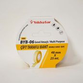 Yıldızlar Byb-06 Çift Taraflı Bant 48X25M - Çok Renkli - Standart
