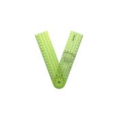 Yıldızlar Gonyometre - Gonimetre Cetvel Plastik 35cm 360 Derece