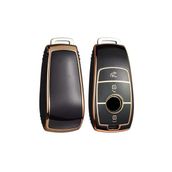 Yıldıztuning Mercedes A C E S Glc Gle Gls Siyah-Gold Anahtar Kılıfı