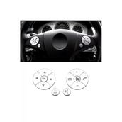 Yıldıztuning Mercedes E Serisi Direksiyon Tuş Kaplaması Gümüş W212 2010-2012