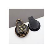 Yıldıztuning Mini Cooper F55 F56 F57 R56 R57 F60 F60 Siyah-Gold Anahtar Kılıfı