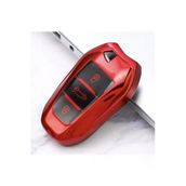 Yıldıztuning Peugeot 2008 Sustasız Parlak Anahtar Kılıfı Kırmızı Renk