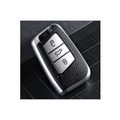 Yıldıztuning Seat Ateca Süperlüx Sustasız Anahtar Kılıfı Gümüş Renk
