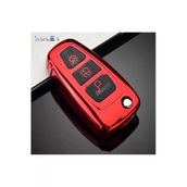 Yıldıztuning Tourneo Courier Parlak Sustasız Anahtar Kılıfı Kırmızı Renk