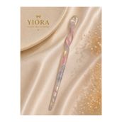 yiora premium seri ithal kemik lüks asetat düz çubuk topuz tokası 19 cm