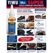 Yıwu 50ML Süper Güçlü Ayakkabı Yapıştırıcısı - Spor Ayakkabılar, Reçine Katkılı El Sanatları, Deri - Sıvı Yapıştırıcı
