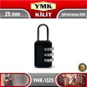 YMK ŞİFRELİ ASMA KİLİT 25 MM YMK-1325