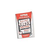 Yönerge 2023 KPSS Eğitim Bilimleri Gelişim Psikolojisi 10x15 Deneme Çözümlü
