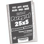 Yönerge Yayınları YKS TYT AYT KPSS ALES DGS MSÜ Muhtemel Paragraf 25 x 5 Deneme