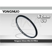 Yongnuo 62mm Slim Uv Filtre