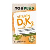 YouPlus Vitamin D3 K2 1000 IU 20 ml Damla