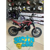 YSN Enbest A02 Pro x Mini Cross Çocuk Motorsikleti - Siyah - Kırmızı