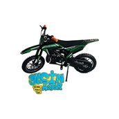 YSN Enbest A02 Pro x Mini Cross Çocuk Motorsikleti - Siyah - Yeşil