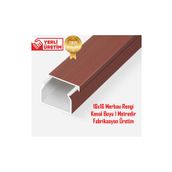 YTE Extra Kendinden Yapışkanlı Merbau Kablo Kanalı 16X16 1 Metre