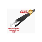 YTE Extra Kendinden Yapışkanlı Siyah Kablo Kanalı 25X16 1 Metre 1 Adet Mutlusan