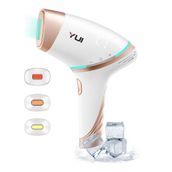 Yui IPLV15 Pro Beyaz Otomatik ve Manuel Buz Lazer Epilasyon Cihazı