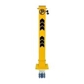 Yukarıdan Kilitli Otopark Bariyeri – 75 Cm Sarı