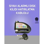 Yüksek Sesli 110DB Çelik Disk Kilidi Su Geçirmez