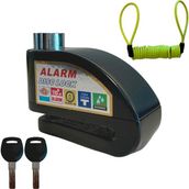 Yuma Kilit Yuma 110 dB Alarmlı Yüksek Güvenlikli Motosiklet Disk Kilidi - Mat Siyah