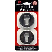Yuma Saten Çelik Kapı Rozeti