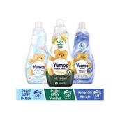 Yumoş 3x1,2 lt Doğal Özler Vanilya + Bebek + Kırışıklık Karşıtı Yumuşatıcı
