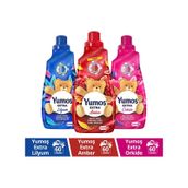 Yumoş 3x1440 ml Amber + Lilyum + Orkide Extra Canlı Renkler Çamaşır Deterjanı