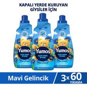 Yumoş Açık Hava Etkisi Konsantre Çamaşır Yumuşatıcısı Mavi Gelincik 1440 ml 60 Yıkama X3 - 1,44 lt
