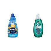 Yumoş Açık Hava Mavi Gelincik 1440ml + OMO Express Fresh Kötü Koku Karşıtı 1480ml Deterjan ve Yumuşatıcı Seti