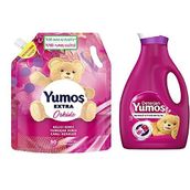 Yumoş Bakım Deterjanı-Renkli Giysiler İçin 42 Yıkama (1x2520ML),Yumoş Extra Orkide Konsantre Yumuşatıcı (pounch) 50 Yıkama (1x1200ML) Yumoş Bakım Seti