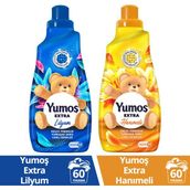 Yumoş Extra Çamaşır Yumuşatıcı Lilyum 1440 ml X1 + Yumoş Hanımeli 1440 ml X1 - 1,44 lt