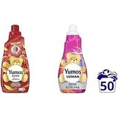 Yumoş Extra Konsantre Çamaşır Yumuşatıcısı Amber 1440 ml(1) Yumoş Uzman Konsantre Çamaşır Yumuşatıcısı Renk Koruma Kalıcı Koku 50 Yıkama (1 x 1200 mL)(1)