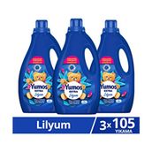 Yumoş Extra Konsantre Çamaşır Yumuşatıcısı Lilyum 105 Yıkama 2520ML X3 - 2,52 lt