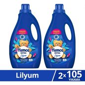 Yumoş Extra Konsantre Çamaşır Yumuşatıcısı Lilyum 2,52 lt 105 Yıkama Kalıcı Ferahlık