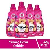 Yumoş Extra Konsantre Çamaşır Yumuşatıcısı Orkide 1440 ml x4 - 1,44 lt