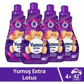 Yumoş Extra Lotus Çamaşır Yumuşatıcı 1008 ml 42 Yıkama Konsantre Kalıcı Ferahlık - 1,08 lt